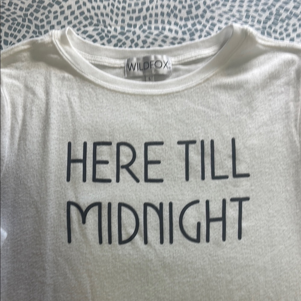 Wildfox White Graphic Tee